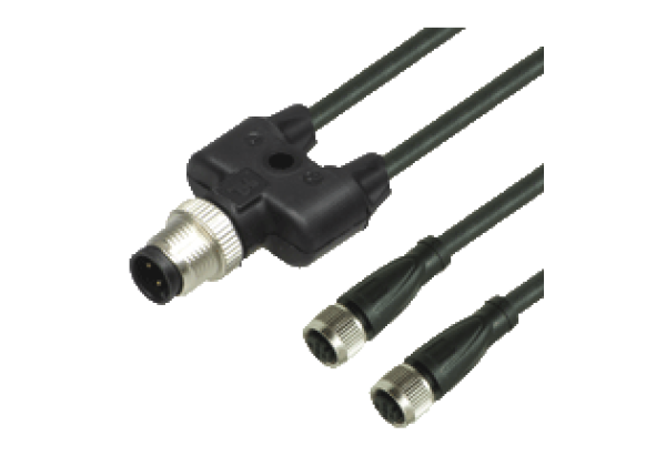Y connection cable V3-GM-BK0,3M-PUR-U-T-V1-G
