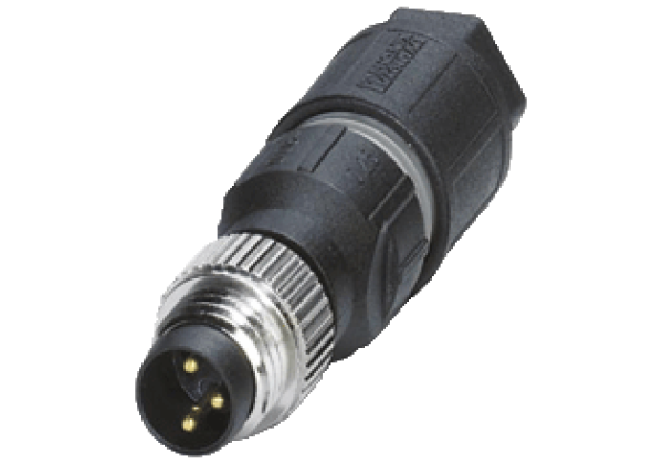 Male connector, field-attachable V3S-GM-Q4