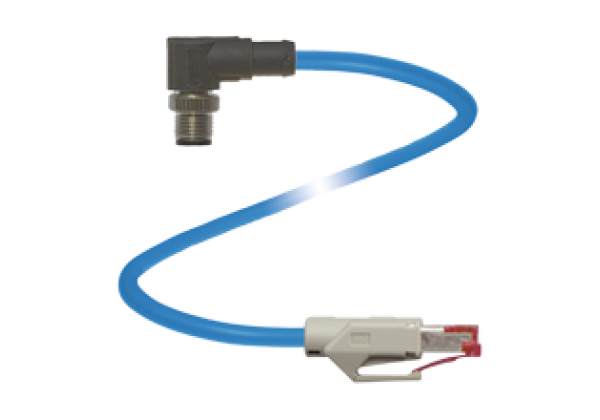 Connection cable, Ethernet V1SD-W-40M-PUR-ABG-V45-G
