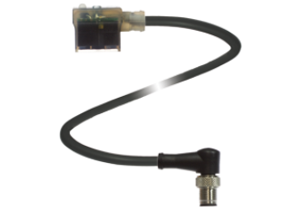 Valve Connector Cordset VMA-3+P/L1-0,6M-PUR-V1-W Valve Connector Cordset VMA-3+P/L1-0,6M-PUR-V1-W