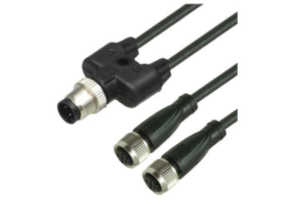 Y connection cable V1-G-5M-PUR-T-V1-G