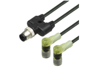 Y connection cable V1-W-E2-BK0,3M-PUR-A-T-V1-G Y connection cable V1-W-E2-BK0,3M-PUR-A-T-V1-G