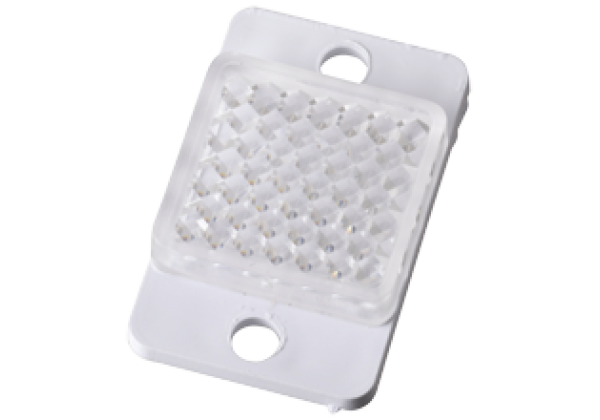 Reflector, rectangular with two mounting holes REF-H32x20
