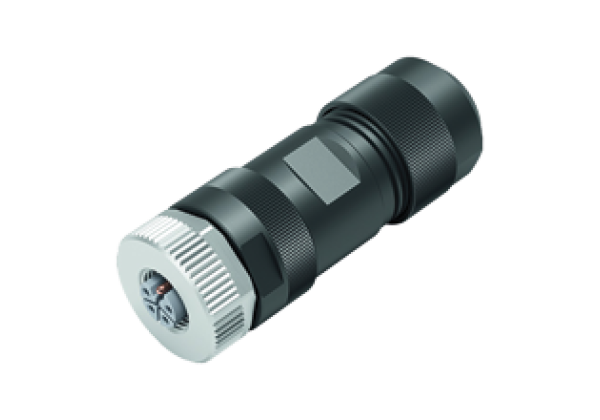 Female connector, field-attachable V15L-G-BK