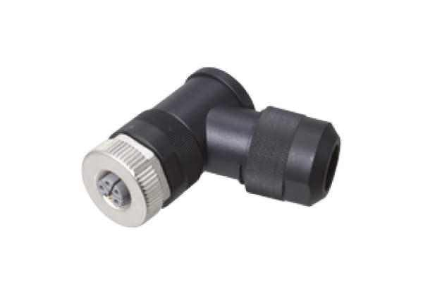 Female connector, field-attachable V15L-W-BK