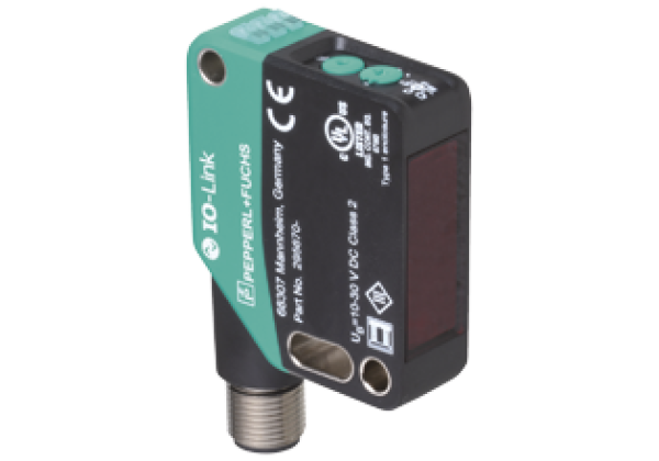 Retroreflective sensor (glass) OBG8000-R200-2EP-IO-V15
