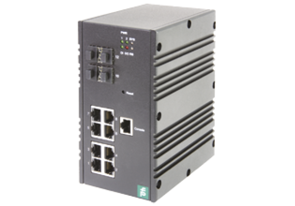 Ethernet switch managed gigabit ICRL-M-8RJ45/4SFP-G-DIN