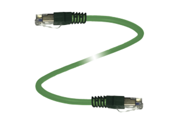 Connection cable, Ethernet V45-G-C6-GN3M-PUR-E2S-V45-G