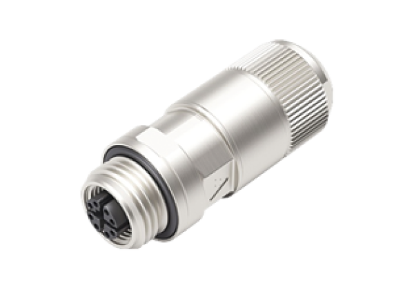 Female connector, field-attachable V19X-G-ABG