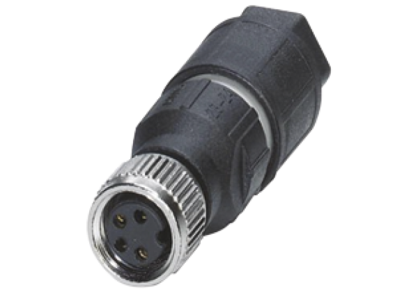 Female connector, field-attachable V31-GM-Q4
