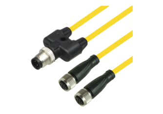 Y connection cable V1-G-YE0,3M-PUR-A-T-V1-G Y connection cable V1-G-YE0,3M-PUR-A-T-V1-G
