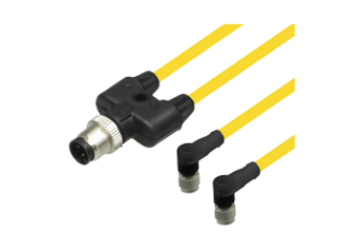 Y connection cable V1-W-YE0,3M-PUR-A-T-V1-G Y connection cable V1-W-YE0,3M-PUR-A-T-V1-G
