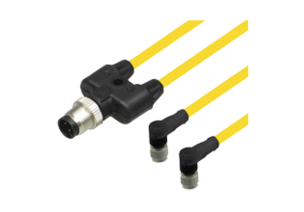 Y connection cable V1-W-YE0,6M-PUR-A-T-V1-G