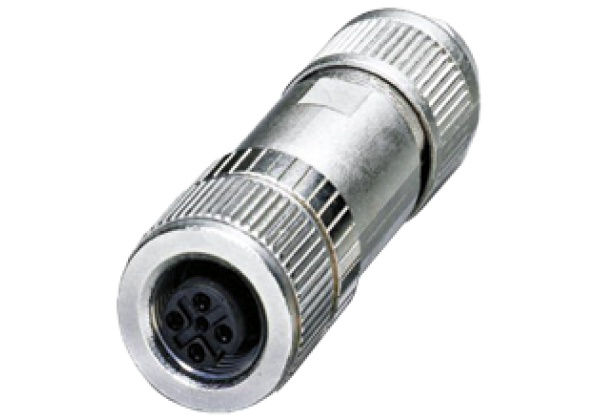 Female connector, field-attachable V1D-G-ABG-PG9-Q3
