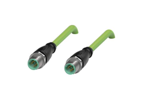 Connection cable, Ethernet V1SD-G-GN2M-PUR-E1S-V1D-G
