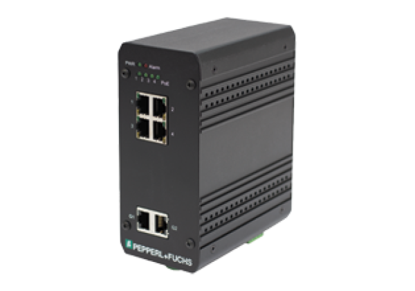 Ethernet switch unmanaged PoE voltage-boost switch ICRL-U-6RJ45-PoE-B-DIN