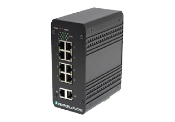 Ethernet switch unmanaged PoE voltage-boost switch ICRL-U-10RJ45-PoE-B-DIN