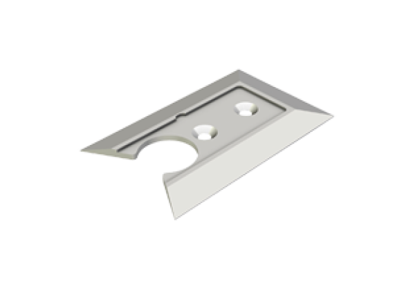 Drive-over profile rail PGV-PR-SM-END