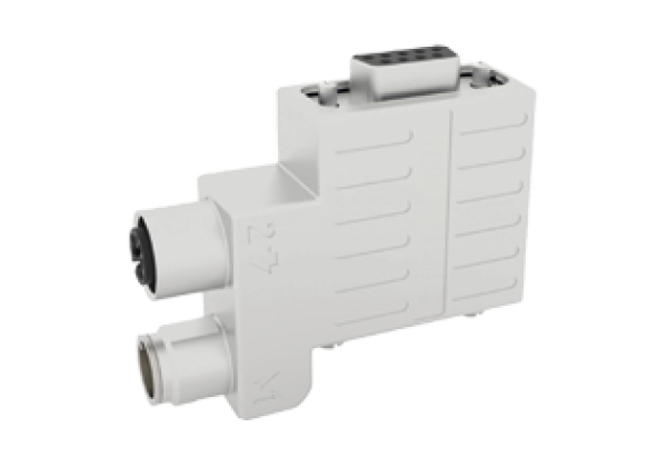 Adapter M12 x 1 on Sub-D SUBD9-W-CAN+TR-V15S/V15