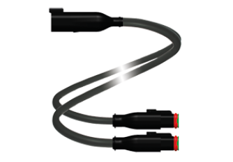 Y connection cable DT2S/DT2S-G-0,3M-PUR-O1-T-DT4P Y connection cable DT2S/DT2S-G-0,3M-PUR-O1-T-DT4P