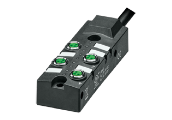 Splitter box M8 V3-4A-E2-5M-PUR