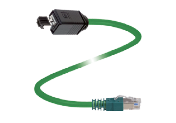 Connection cable, Ethernet V45-GP-10M-PUR-ABG-V45-G