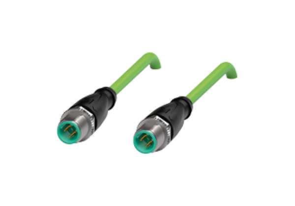 Connection cable, Ethernet V1SD-G-GN1M-PUR-E2S-V1D-G