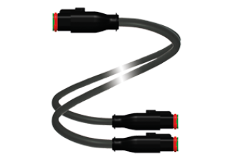 Y connection cable DT2S-G/DT2S-G-3M-PUR-Y-DT6S-G Y connection cable DT2S-G/DT2S-G-3M-PUR-Y-DT6S-G