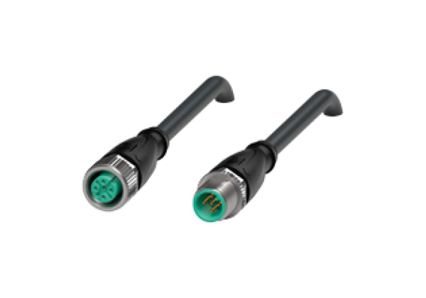 Connection cable, shielded V15-G-BK5M-PUR-O2/CAN-V15-G
