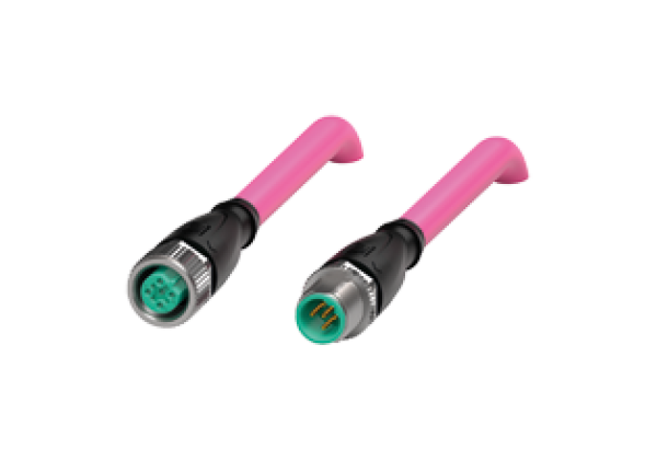 Connection cable, shielded V15B-G-1M-PUR-ABG-V15B-G