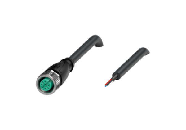Cable socket, shielded V15-G-BK2M-PUR-O2/CAN