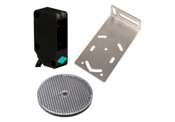 Retroreflective sensor RLK31-54/25/31/115 SET