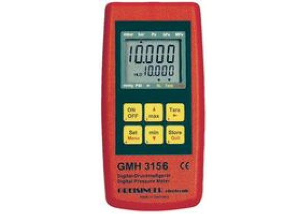 601464 Greisinger GMH 3156 Druck-Messgerät Luftdruck, Flüssigkeiten 2.5 - 400 bar mit Datenloggerfunktion