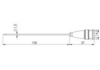 610864 Greisinger GF 2T-E1.5 Einstechfühler -70 bis 250°C Fühler-Typ Pt1000