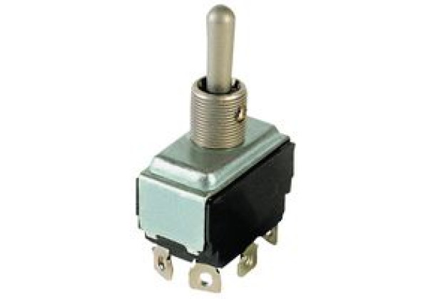 EATON 7591K4 SWITCH, TOGGLE, DPDT, 6A, 250V, Switch O