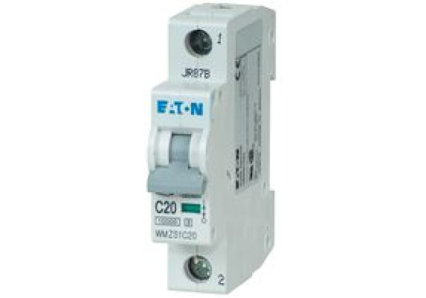 EATON CUTLER HAMMER FAZ-D20/1-SP CIRCUIT BREAKER, THERMAL MAGNETIC, 1P, 2
