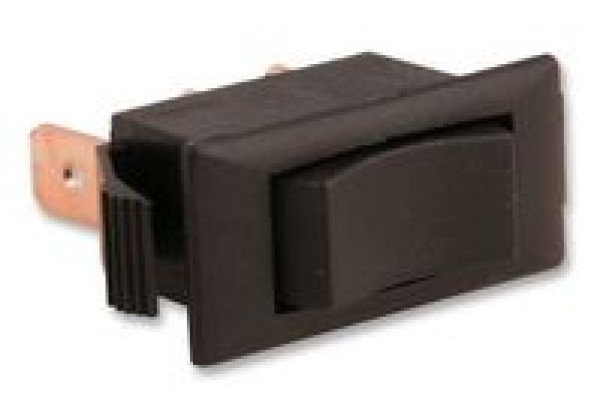 EATON 1504-11E SWITCH, ROCKER, SPDT, 15A, 250V, BLACK,