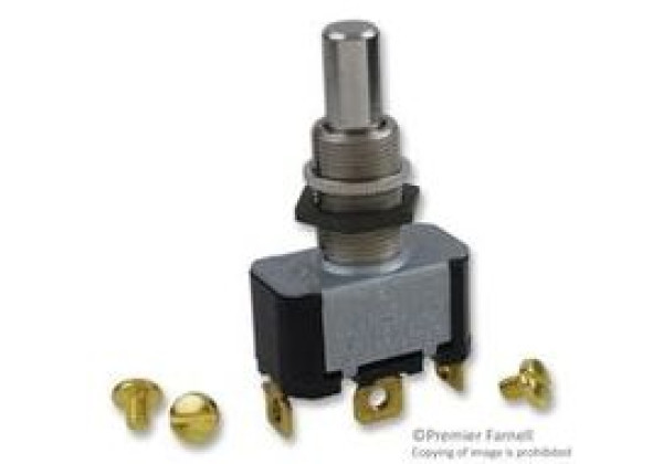 EATON 8434K2 SWITCH, PUSHBUTTON, 1NO/1NC, 15A, 250V,