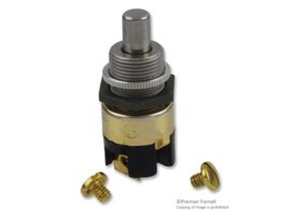 EATON 8440K3 SWITCH, PUSHBUTTON, SPST, 5A, 125V, Swit