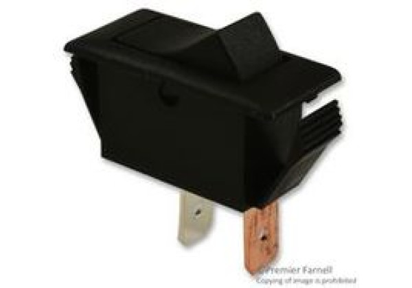 EATON 150011E SWITCH, ROCKER, SPST, 15A, 125V, BLACK,
