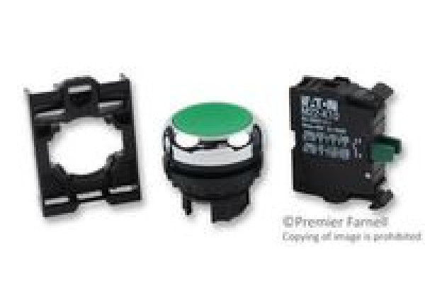 EATON CUTLER HAMMER M22M-D-G-K10 PUSHBUTTON SWITCH, SPST-NO, SCREW, Switc
