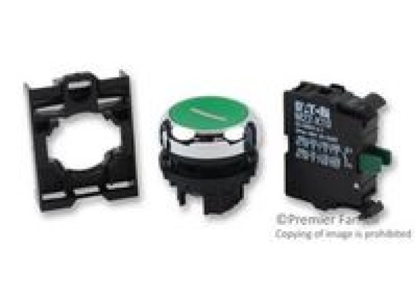EATON CUTLER HAMMER M22M-D-G-X1-K10 PUSHBUTTON SWITCH, SPST-NO, SCREW, Conta