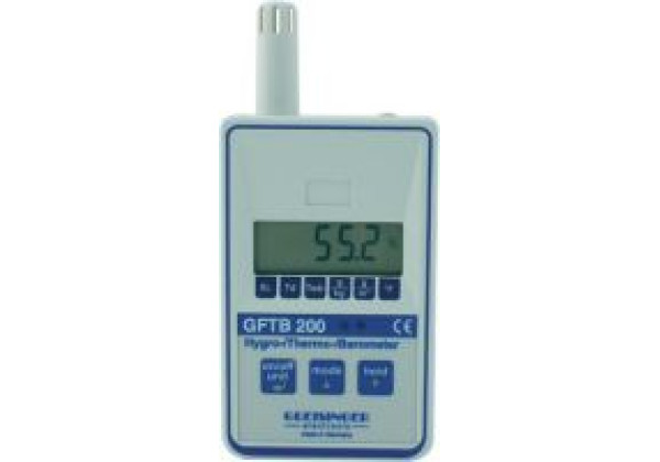 601774 Greisinger GFTB 200 Luftfeuchtemessgerät (Hygrometer) Kalibriert nach DAkkS 0 % rF 100 % rF Taupunkt-/Schimmelwarnanzeig
