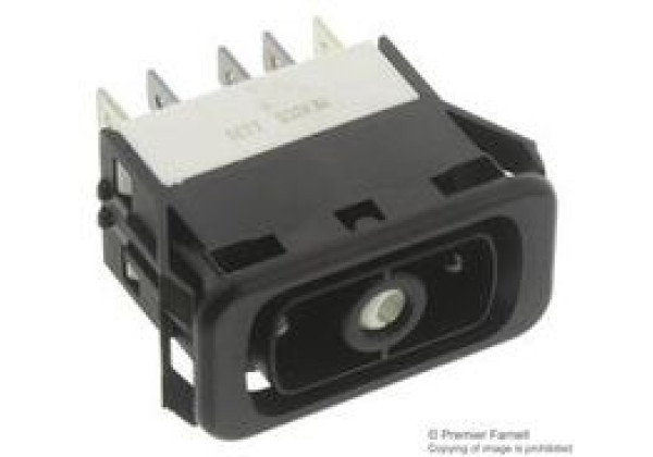 EATON NGR15681BNAAN ROCKER SWITCH, SPST, 12A, 14VDC, BLACK,