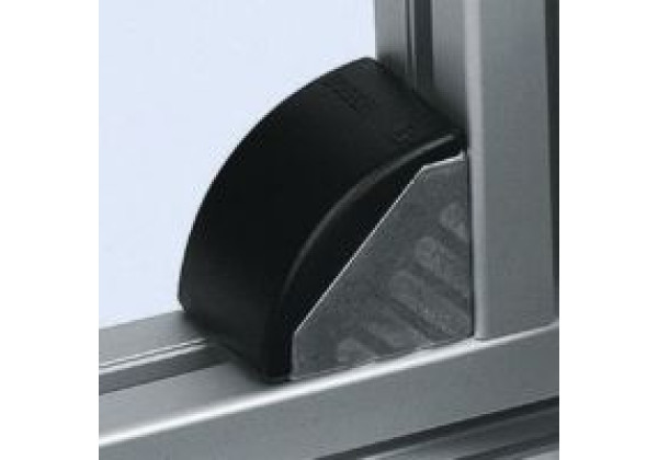 3842548865 Bosch Rexroth Black PP Angle Bracket Cap 45 strut profile , Groove 10mm