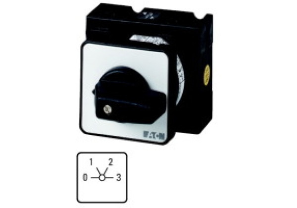 005589 5589 - T3-7-8606/E - Multi-speed switches, Contacts: 13, 32 A, 2 speeds, 2 separ