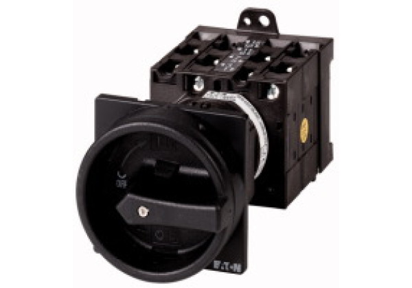 008775 8775 - T3-2-8324/V/SVB-SW - Main switch, 4 pole, 32 A, STOP function, 90 °, rear