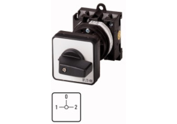 009559 9559 - T0-1-8218/Z - Changeoverswitches, Contacts: 2, 20 A, front plate: 1-0-2,