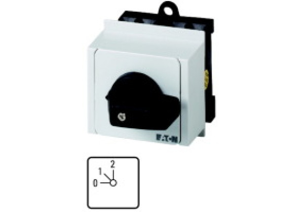 009792 9792 - T0-1-8310/IVS - Step switches, Contacts: 2, 20 A, front plate: 0-2, 45 °,