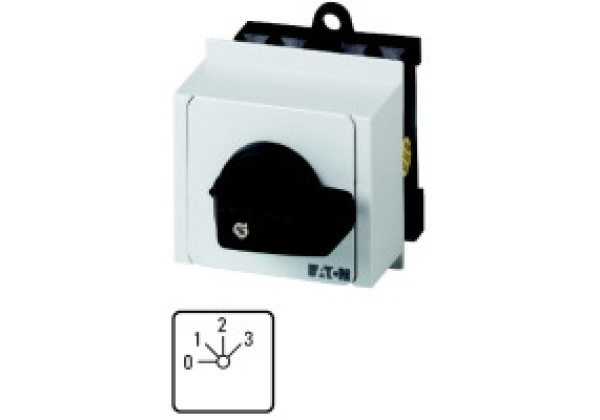 011135 11135 - T0-2-142/IVS - Step switches, Contacts: 3, 20 A, front plate: 0-5, 45 °,